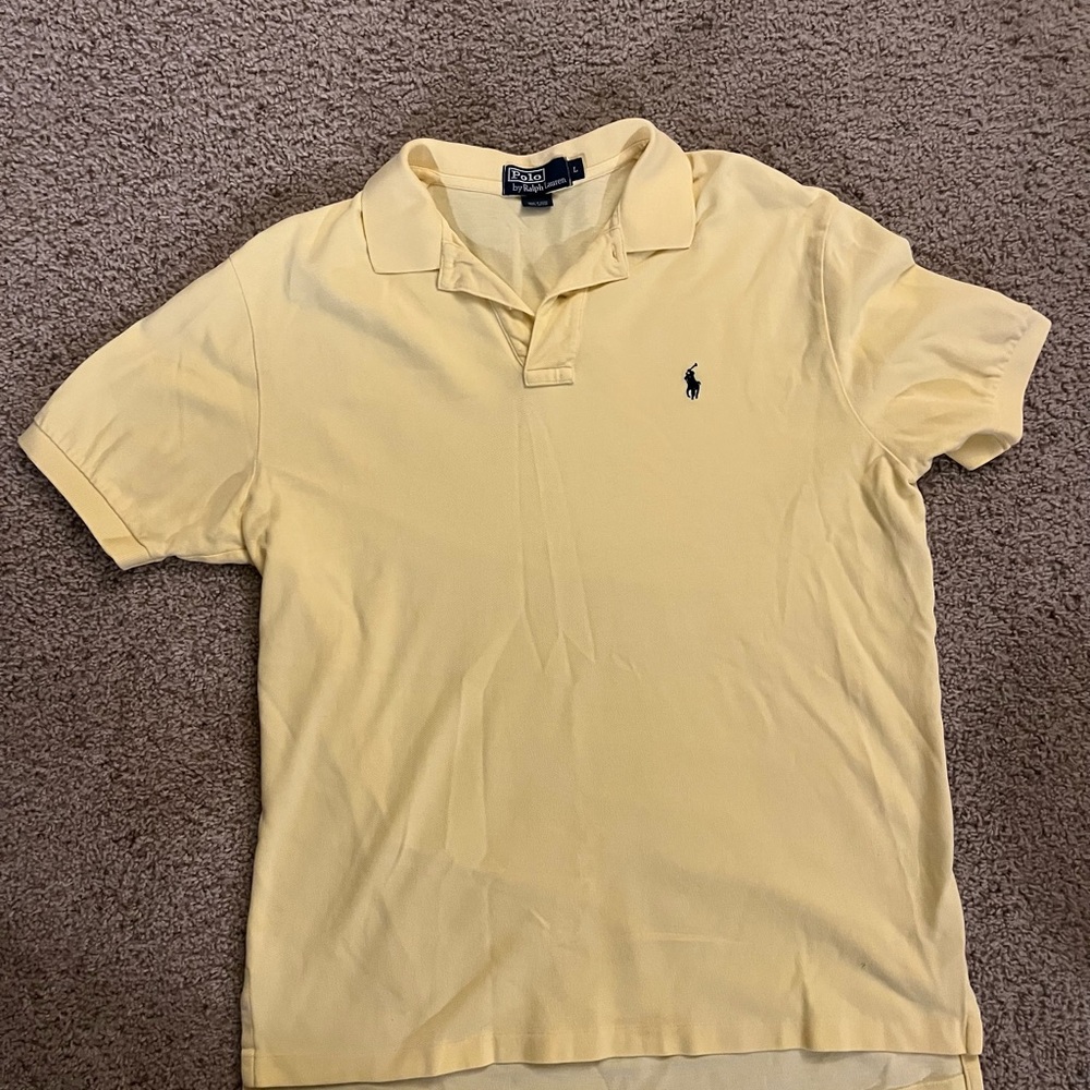 Polo Ralph Lauren Men’s Light Yellow Polo Shirt